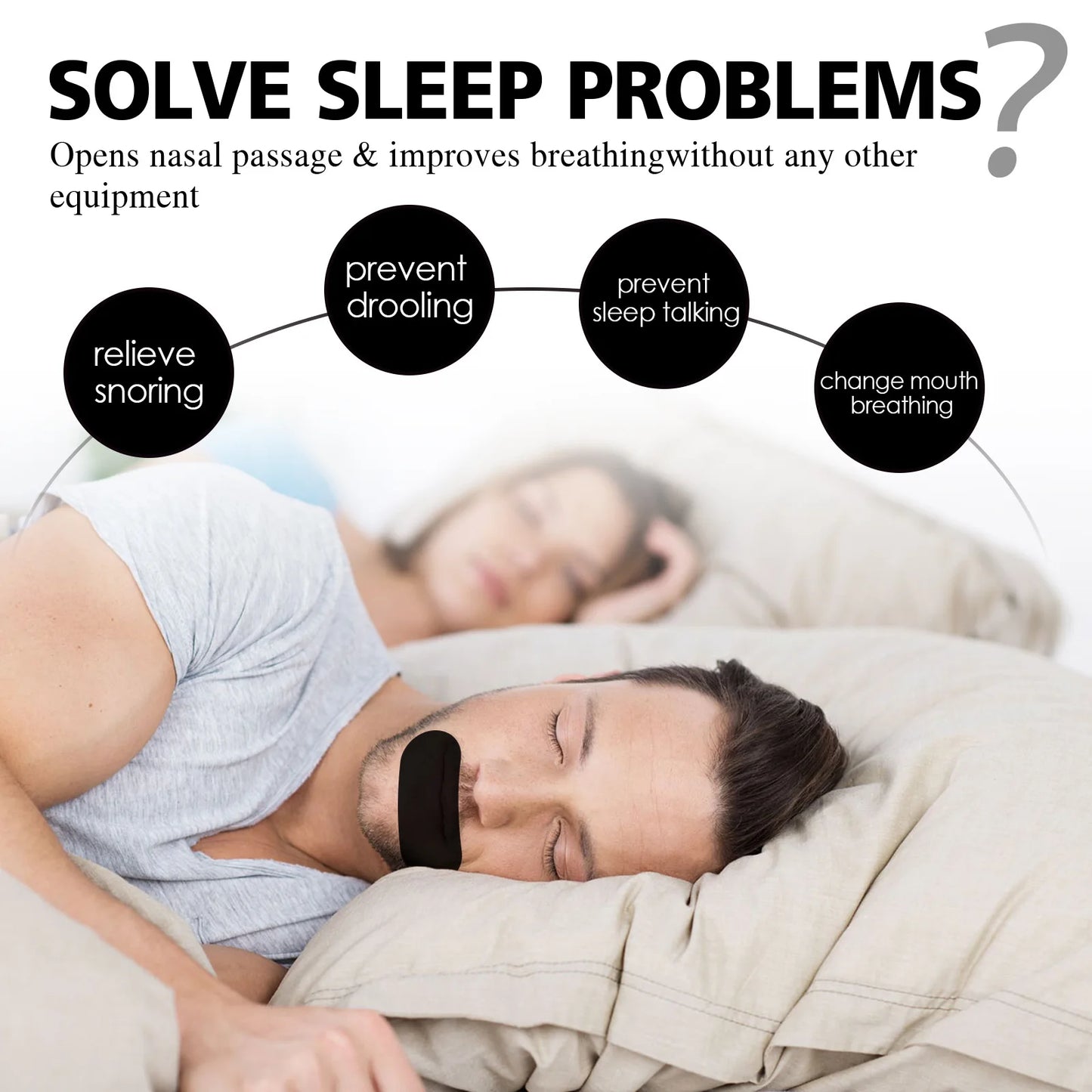 Gentle Mouth Tape for Better Sleep – Improve Breathing, Reduce Snoring, & Wake Refreshed!
